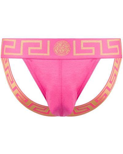 versace jockstrap pink|Versace underwear.